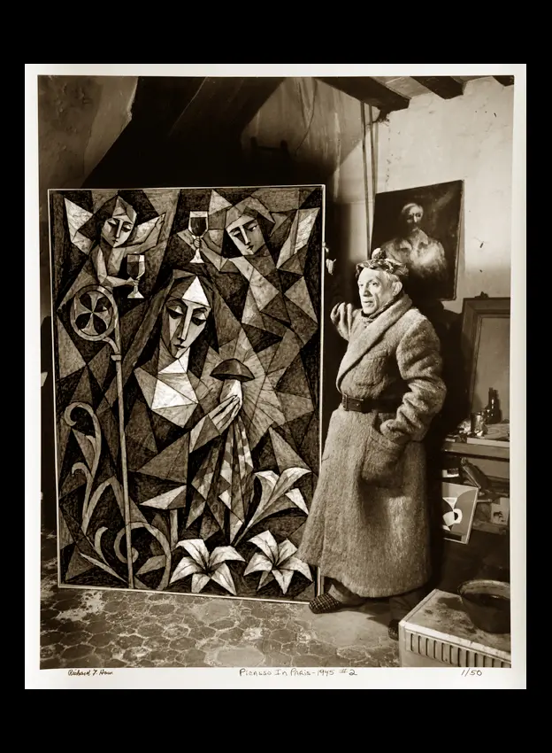 Pablo Picasso apresenta um estudo de obra